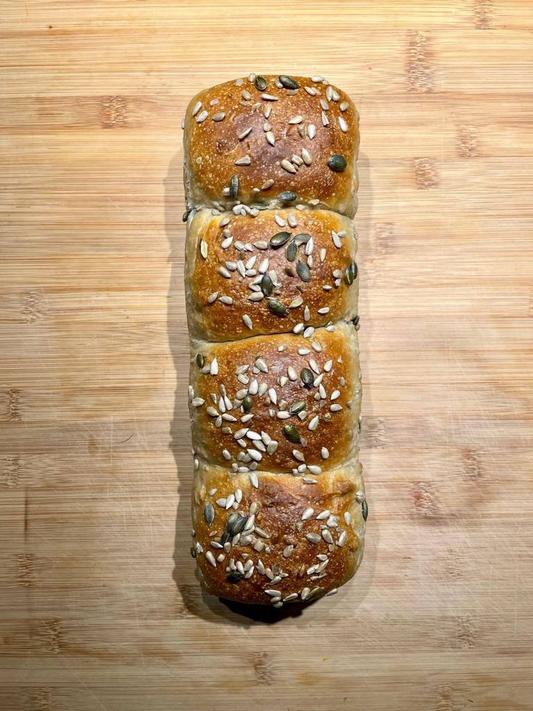 pan briosch albumi e latte di avena