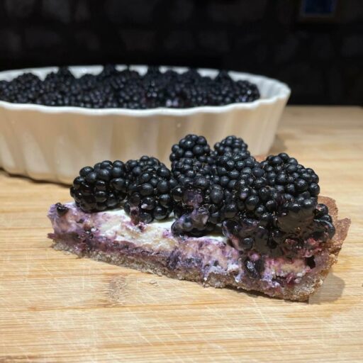 crostata more e ricotta con grano saraceno