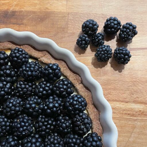 crostata more e ricotta con grano saraceno