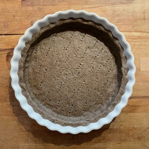 crostata more e ricotta con grano saraceno